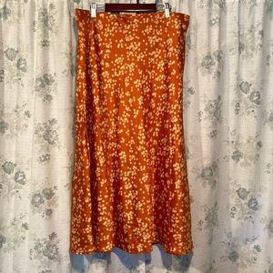 Cotton on midi slip skirt